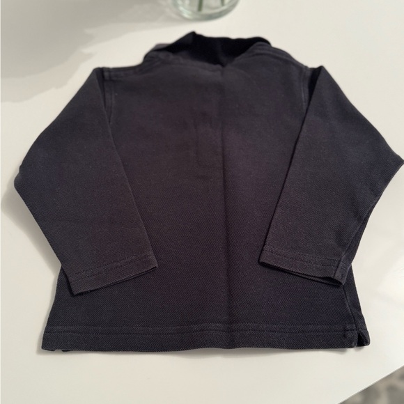 Authentic Burberry navy long sleeve polo shirt size 12months - Picture 5 of 7